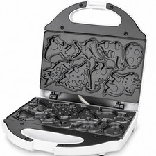 Dinosaur Shapes Waffle Maker, Non‑Stick Electric Waffle Iron, Fast Heating Mini picture