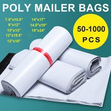 Poly Mailers Shipping Envelopes Mailing Bags 9x12 10x13 12x15.5 14.5x19 19x24 picture