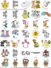 137 NOAHS ARK Embroidery Machine Designs Patterns PES JEF HUS DST EXP VP3 USB picture