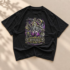 Hot Beetlejuice Halloween Horror Nights Vintage Cotton Unisex S-5XL Shirt AVN13 picture