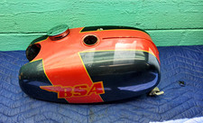 OEM vintage 1971–1973 BSA B25/B50/TR25 steel fuel tank picture