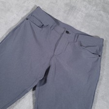 Public Rec Pants Men 36x32 Gray Dealmaker 5 Pocket Stretch Commuter picture
