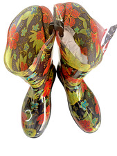 Sloggers Size 9 Women's Midsummer Black Tall Rain and Garden Boot picture