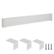 VEVOR 6 ft Baseboard Heater Covers Basic Series Standard for Bedroom White picture