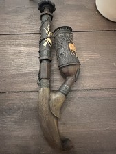 Antique vintage car Wood German tobacco deer design  picture