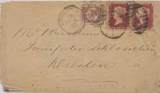 GB 1877 QV 1/2d rose-red pl.12 (AM) together w pair 1d pl.184 (NK-NL, VARIETIES) picture