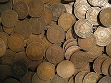 🔥 INDIAN HEAD CENT PENNY COIN COLLECTION 1858-1909 OLD OREGON ESTATE SALE LOT🔥 picture