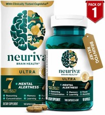 Neuriva Ultra Brain Health Memory Focus Mental Alertness 60 Caps picture
