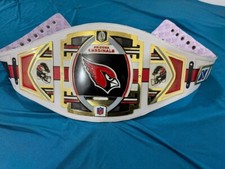 New Arizona Cardinals Championship Belt Adult Size Replica 2mm ZINC picture