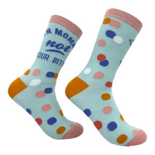 Women's Im Mommy Not Your B Socks Funny Offensive Mothers Day Novelty Footwear picture