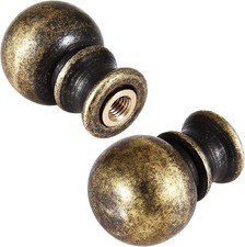 2 Packs Brass Lamp Finials Solid Finials For Lamps Lamp Shade Screw Caps Antique picture