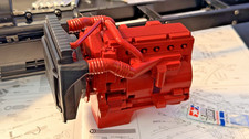 1/14 Tamiya Grand / King Hauler Cummins ISIX15 ENGINE Detailed 16K ABS+ Resin picture