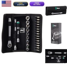 WERA 8100 SA 8 Zyklop Ratchet Set Switch Lever 28 Piece 1/4
