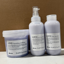 Davines LOVE Smoothing Anti-Frizz Conditioner  250ml + Perfector + Smoother picture