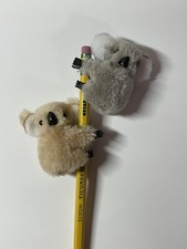 2 Koala Bear Plush Clip On Pencil Huggers Australia Wildlife SUPER CUTE🐨🐨 picture