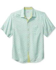$138 Tommy Bahama Men's SZ 3XL-Tall Veracruz Cay Cocktail Mixer SS Shirt Opal picture