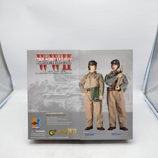 1D Cyber-Hobby 1/6 WWII Mortain 1944 US Tank Crew Ted Clark & Bill Lewis 70444 picture