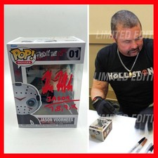 KANE HODDER SIGNED Jason Voorhees Friday The 13th Funko POP - with COA & PICTURE picture