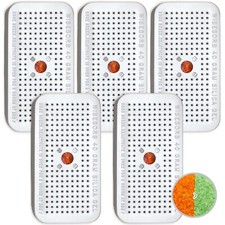 40Gram Silica Gel Canister Reusable Indicating Desiccant Dehumidifier 5 Pack picture