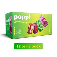 Poppi Classic Variety Pack Prebiotic Soda, 12 fl oz, 8 Pack Cans picture