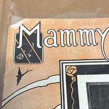 Vintage Mammy O'Mine Sheet Music Maceo Pinkard Signed Natwick Art 1919 picture