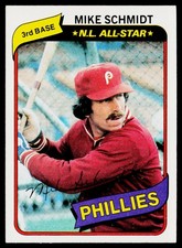 1980 Topps Burger King Philadelphia Phillies #6 Mike Schmidt picture