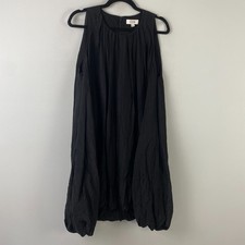 COS Balloon Mini Dress Size 40 US 8 Black Pockets picture