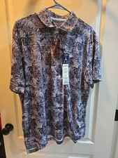 Chaps everyday performance polo Men’s Size Large  DRI WEAR Iron Horse Grey NWT  picture