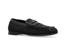 Dolce Gabanna Woven Raffia Loafers (Men, Size UK 8.5) picture