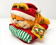 DAKIN VINTAGE 1983 GARFIELD CHRISTMAS DECEMBER 26 STUFFED ANIMAL PLUSH TOY W TAG picture