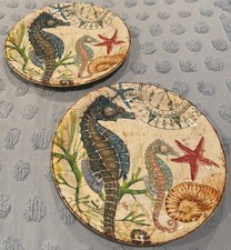 Pier 1 Imports Sea Seahorse Spiky Melamine 9