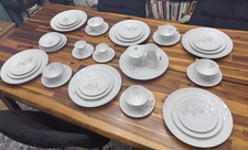 40pc Rosenthal Classic Rose China Set Gold Trim Raymond Loewy Germany 1961–77 picture