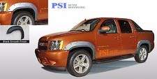 Black Paintable Pocket Rivet Bolt Fender Flares 2007-2013 Chevrolet Avalanche picture