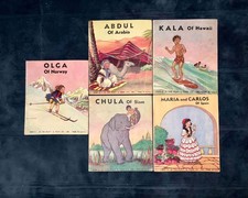 5 VTG 1936 Children's Soft Cover Books - Platt & Munk Co. 3400 Series picture