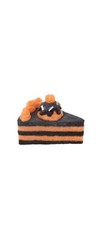 🧡🖤New Triple Layer Faux Halloween Cake Slice Candle picture