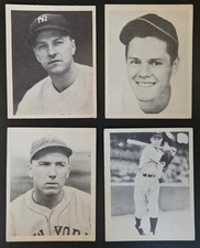 Lot  (4) 1939 Play Ball #71 Pearson, #67 Joost, #66 Ripple, #81 Dahlgren vg+/ex picture