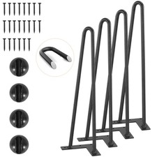 Uimoso 16/19/28in Hairpin Table Legs Heavy Duty Metal Coffee Table Legs Set of 4 picture