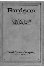 Ford Fordson 1923 Tractor Manual 13th Edition Form 3087: 61 Pages Coil Bound picture