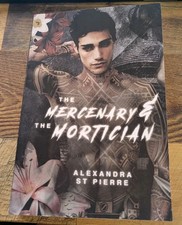 The Mercenary & The Mortician Alexandra St Pierre Black Cat Indie OOP Paperback picture