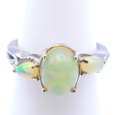 Djoy Ethiopian Opal Platinum Over Sterling Silver 1.4 Ctw New Womens Sz 8 Ring picture