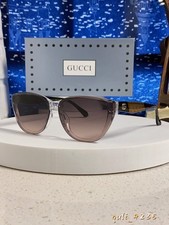 Gucci GG D2914 Women's Gradient Frame Cat-Eye Sunglasses 65 12-140 picture