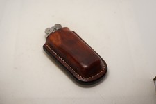 Leatherman wave plus leather sheath handmade mahogany brown color. Sheath only. picture