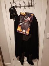 Star Wars Darth Vader Large Kids Halloween Costume Toys R Us Vintage picture