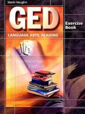 GED Exercise Books: Student Workbook Language Arts, Reading - Paperback - GOOD picture