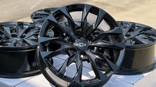 22” Set Of 4 New OE Wheels Gloss Black fits Chevrolet Silverado 1500 Tahoe 6x5.5 picture