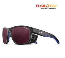 Julbo Shield M - REACTIV 0-4 High Contrast Lens - Black/Blue/White - NEW picture