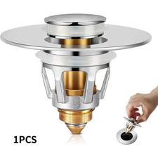 1PCS Universal Magic Drain Sink Stopper Instantly Replace Broken Stoppers US picture