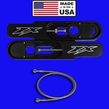 2012-2025 Kawasaki ZX14 swingarm extensions, for abs brakes Made In The USA
