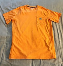 Carhartt Force Relaxed Fit Pocket T-Shirt Men’s Medium Orange 106652 picture