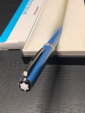 MONTBLANC 2020 PIX BARBADOS OCEAN BLUE WITH PLATINUM TRIM COLLECTOR GRADE picture